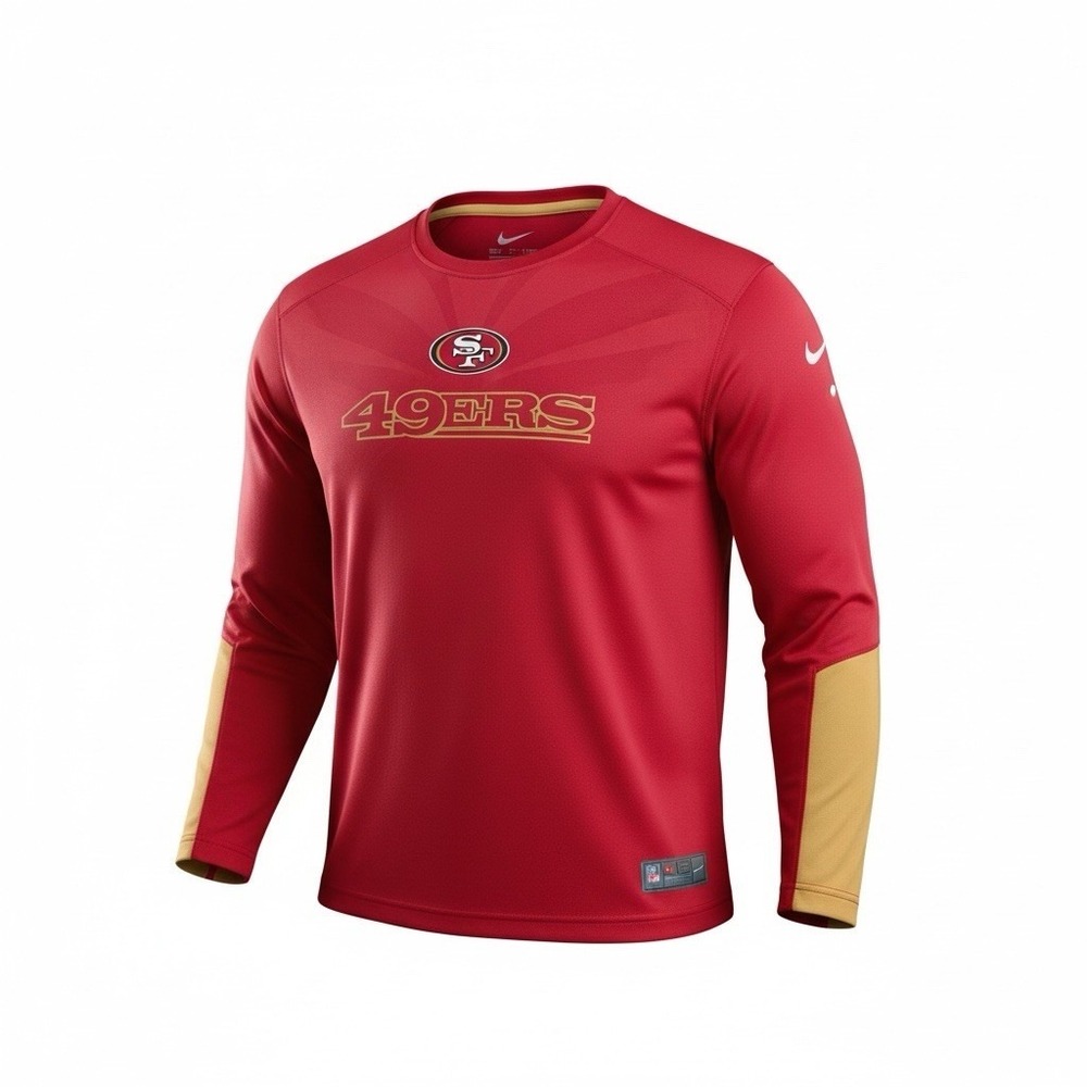 San Francisco 49ers Men's Long Sleeve Shirt 2XL NFL Team Apparel